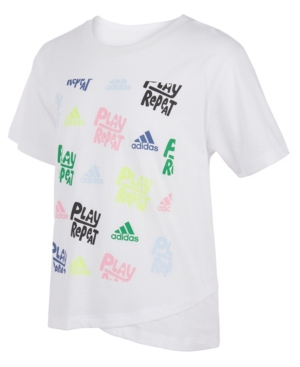 Big Girls Graphic Crossover T-shirt