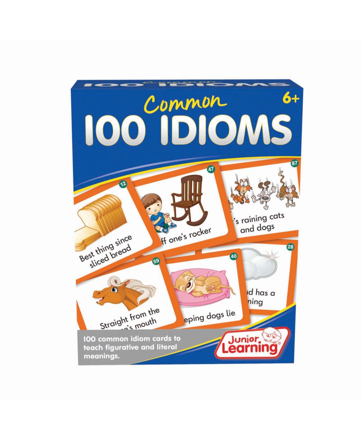 Redbox Junior Learning 100 Common Idioms Educational Activity Cards In Open Misce