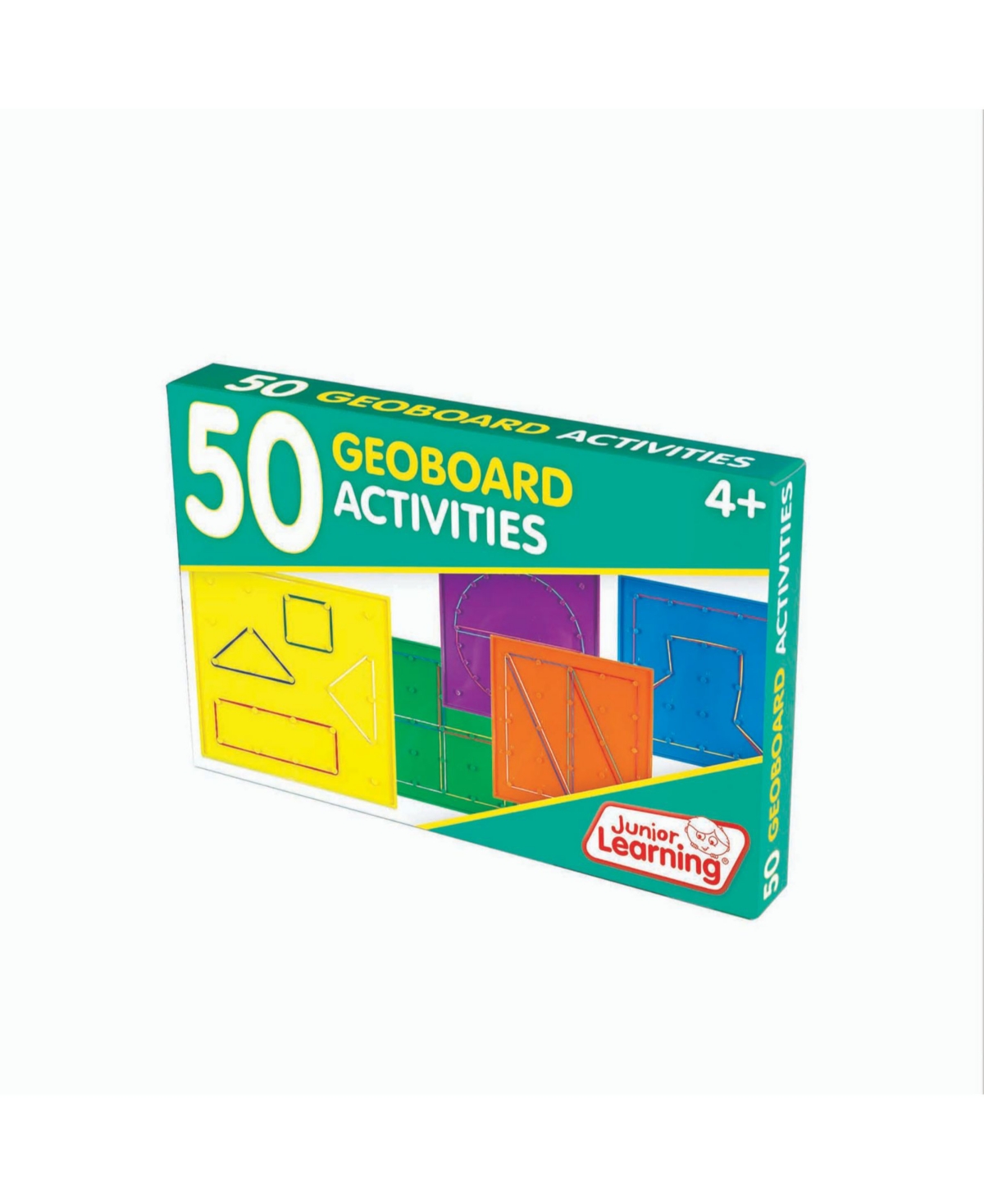 Redbox Junior Learning 50 Geoboard Educational Activity Cards For Math Skills In Open Misce