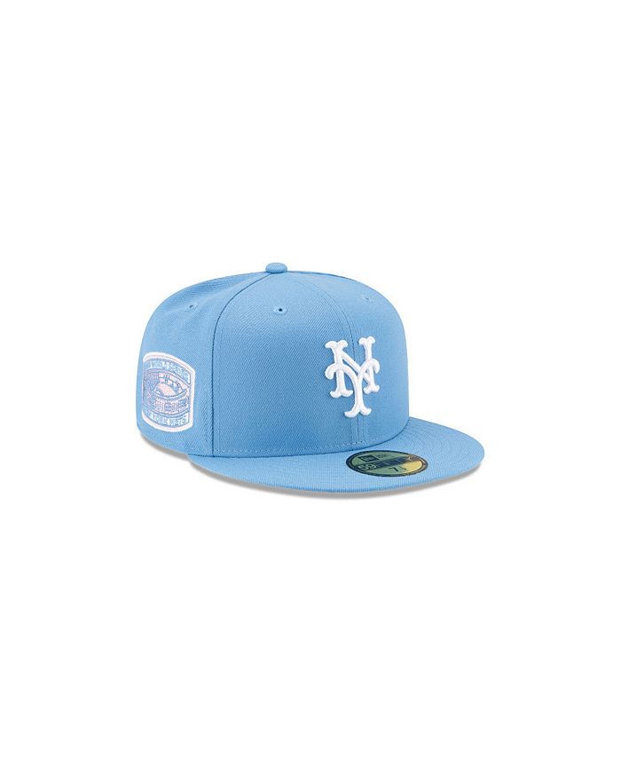 New Era New York Mets White Out 59FIFTY FITTED Cap - Macy's