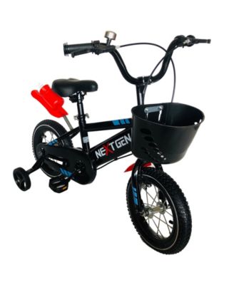 NextGen 12" Children's Bike - Water Bottle, Basket and Training Wheels