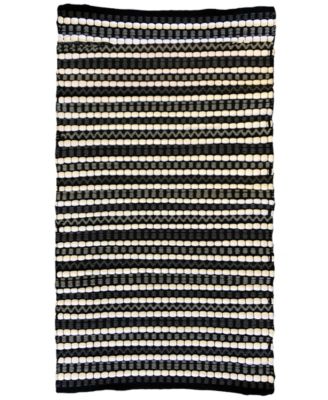BCBGMAXAZRIA - Cotton Multi-Stripe 27" x 45" Accent Rug