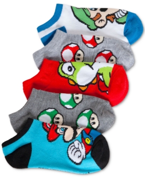 Nintendo's Mario Bros 6-Pk Graphic-Print Socks Little Boys