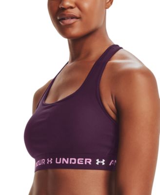 Under Armour - HeatGear&reg; Cross-Back Mid-Impact Sports Bra