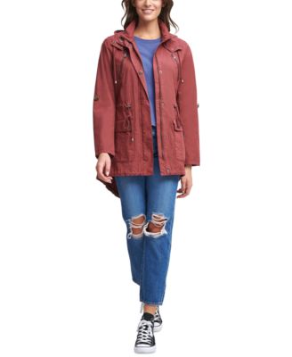 levi's women's hooded utility jacket