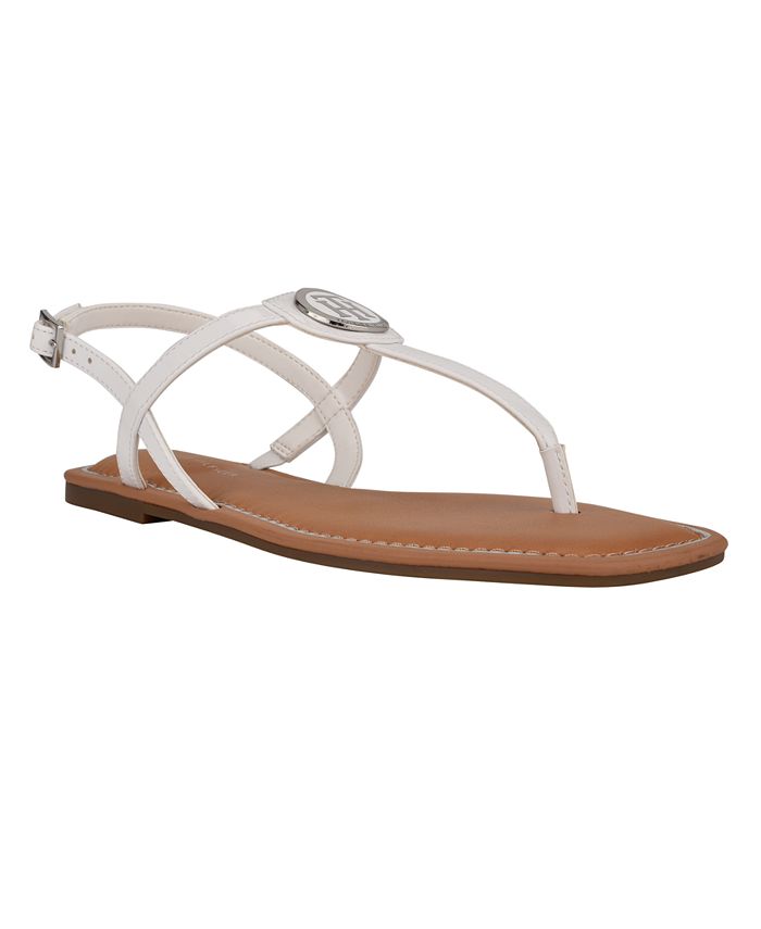 Tommy Hilfiger Women's Janae Strappy Flat Sandals - Macy's