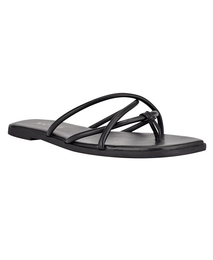 Nine West Women's Razi Barely There Strappy Thong Sandals - Macy's