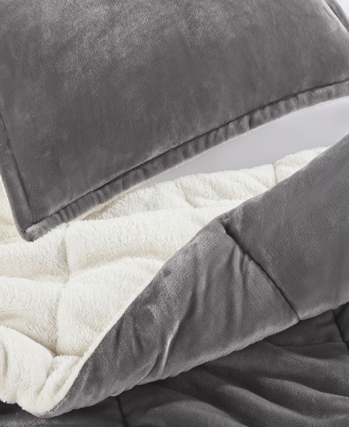 Serta Cozy Plush 3 Piece Comforter Set, King - Macy's