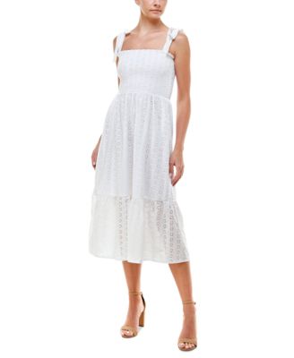 macy's white eyelet dress