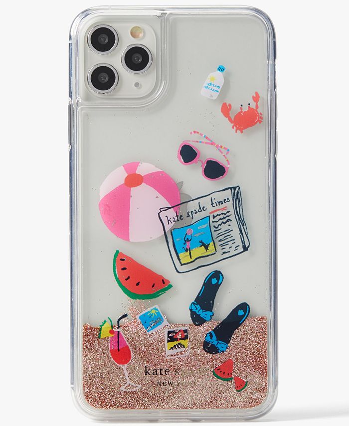 kate spade new york Pool Party Liquid Glitter iPhone 11 Pro Max Case &  Reviews - Phone Cases & Tech Accessories - Handbags & Accessories - Macy's