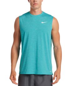 Men's Big & Tall Men's Dri-FIT UPF 40+ Heathered Sleeveless Rash Guard  