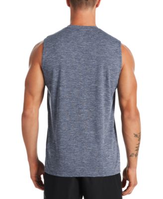 Men's Big & Tall Men's Dri-FIT Heathered Sleeveless Rash Guard