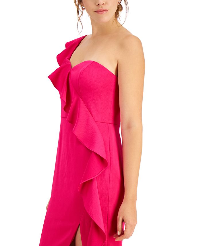 Likely monetta strapless deals ruffle dress
