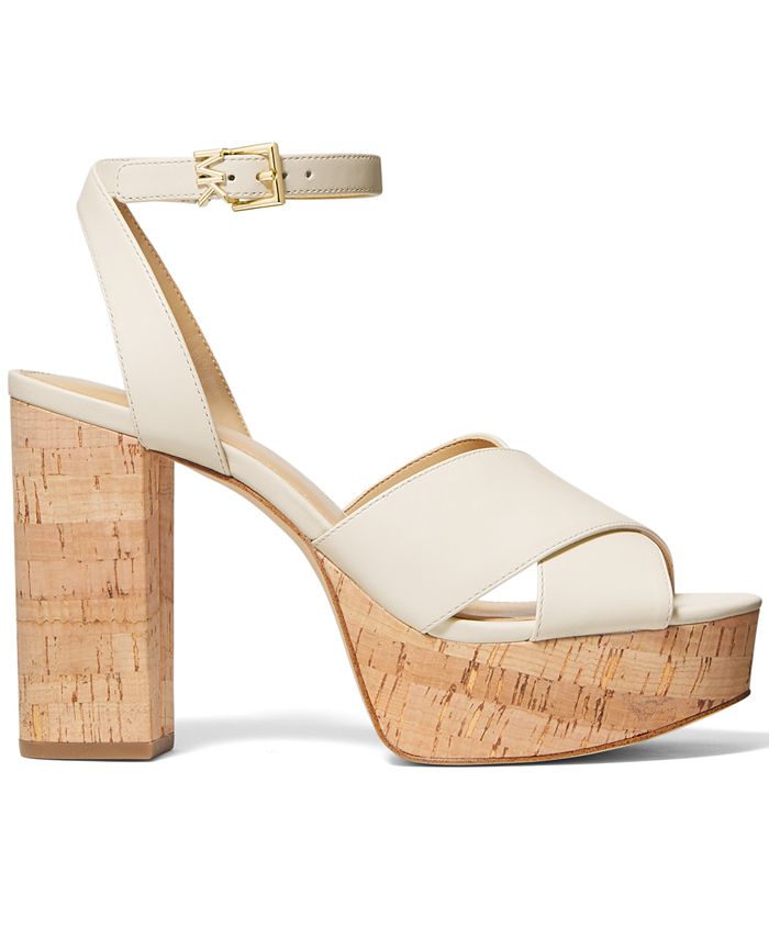 michael kors platform sandals macy's