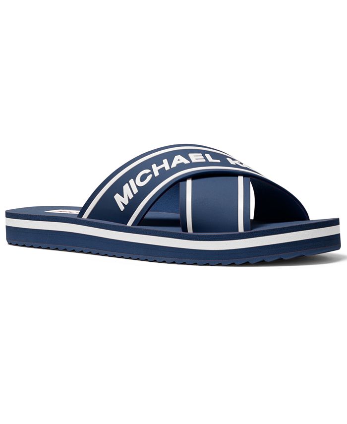 Michael kors sparrow logo slide hotsell sandal