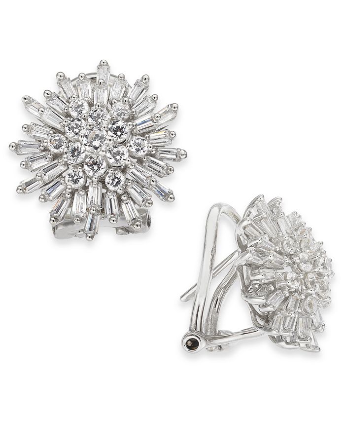 Wrapped in Love - Diamond Starburst Stud Earrings (1-1/2 ct. t.w.) in 14k White Gold