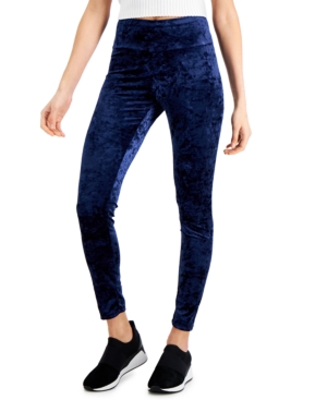 Inc Women's Crushed Velvet Leggings Created for Macy's