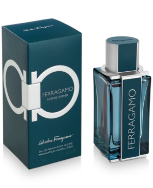 Ferragamo Men's  Intense Leather Eau De Parfum Spray, 1.7-oz.