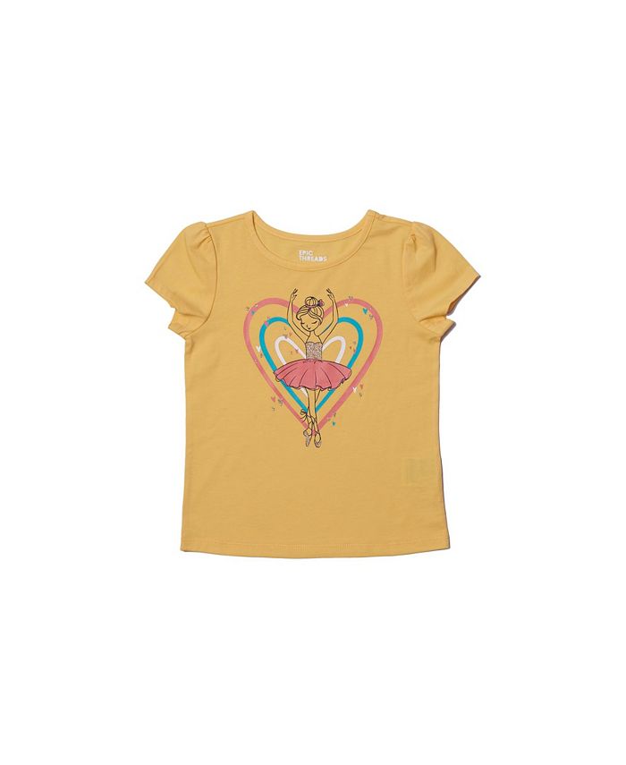 Epic Threads Little Girls Graphic Tee - Macy's