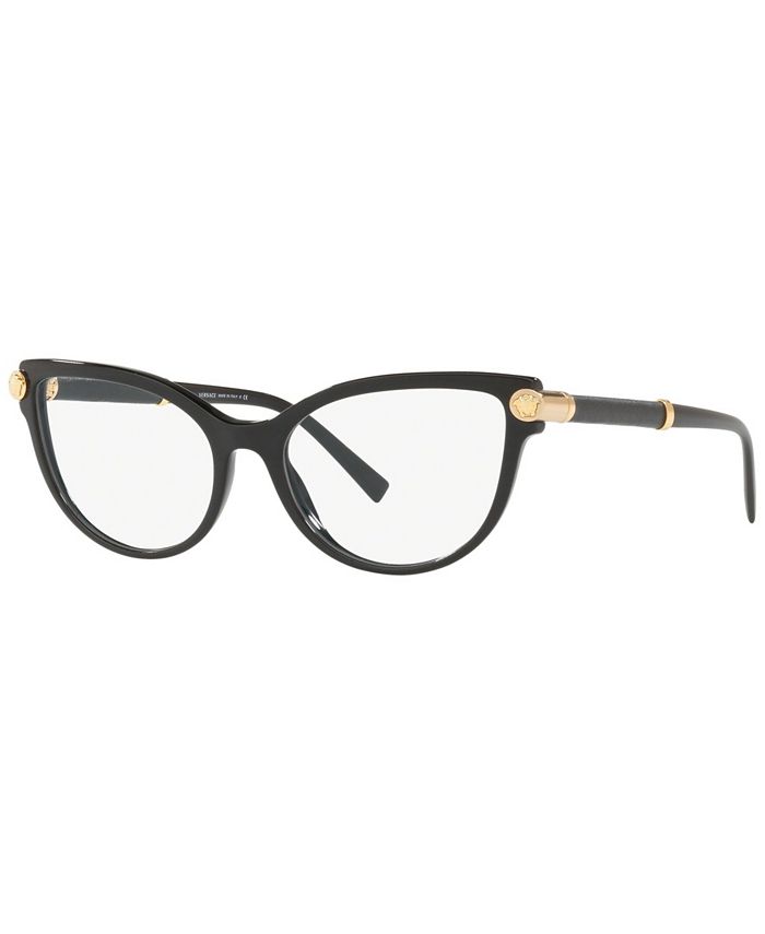 Versace VE3270Q Women's Cat Eye Eyeglasses - Macy's