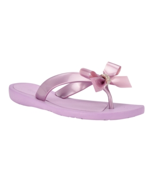 Guess tutu bow hotsell flip flops rose gold