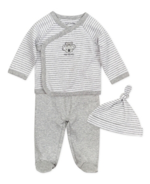 Mac & Moon Baby Boy or Girl 3 Piece Take Me Home Set with Stripes