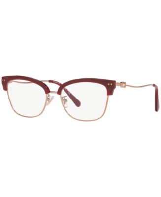 Coach Women Glasses Frame Red/Rose Gold Tone HC5104B Eyeglasses Frame only Coach HC5104B Eyeglasses | LensCrafters main image 3