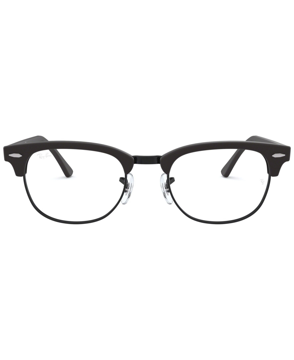 Ray Ban Rx5154 Unisex Square Eyeglasses In Matte Blac