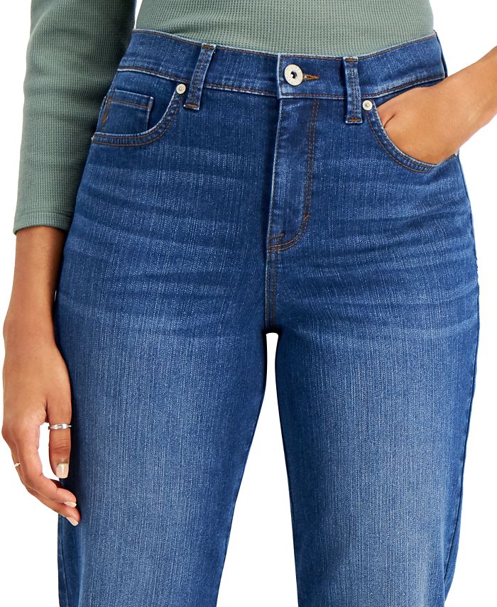 petite high rise jeans