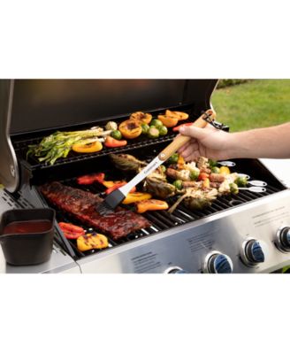 4-Piece Ash Wood Grill Tool Set