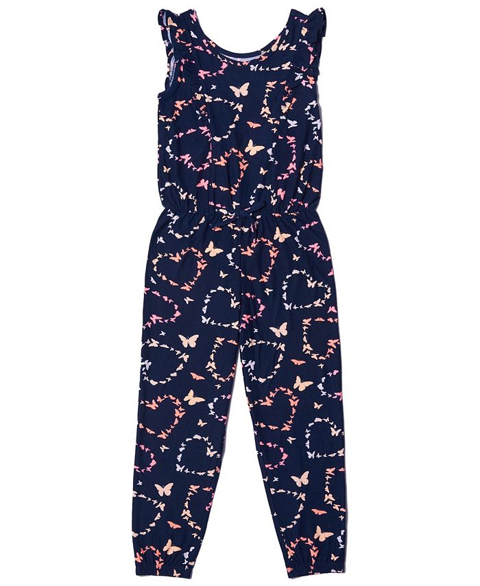 Epic Threads Little Girls All over Print Jumpsuit - Macy's