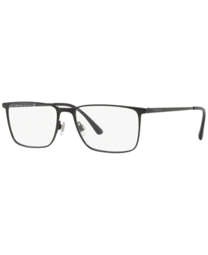 Giorgio Armani Ar5080 Men's Rectangle Eyeglasses In Matte Blk
