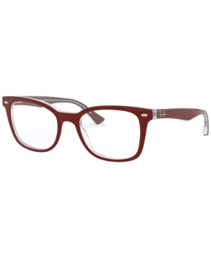 Ray Ban Ray-ban Rx5285 Women's Square Eyeglasses In Brown Grad