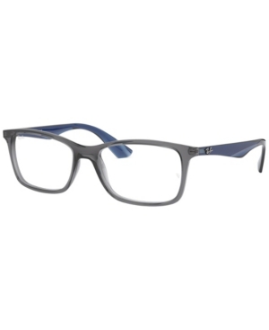Ray Ban Ray-ban Rx7047 Unisex Square Eyeglasses In Gray