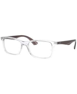 Ray Ban Ray-ban Rx7047 Unisex Square Eyeglasses In Clear