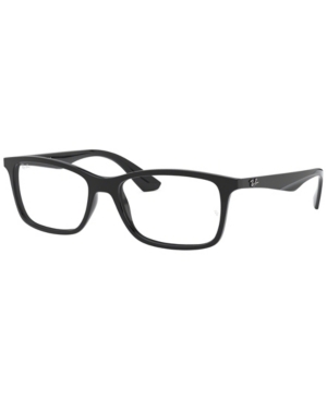 Ray Ban Ray-ban Rx7047 Unisex Square Eyeglasses In Top Black