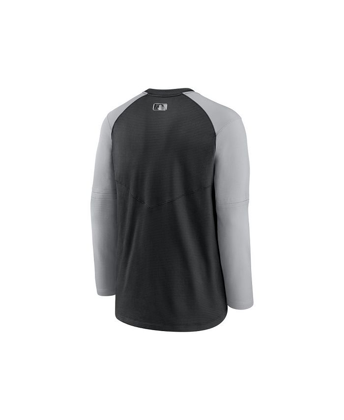 Chicago White Sox Nike Game Authentic Collection Performance Raglan Long  Sleeve T-Shirt - Gray/Black