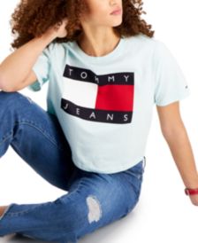 Cotton Flag Logo Cropped T-Shirt