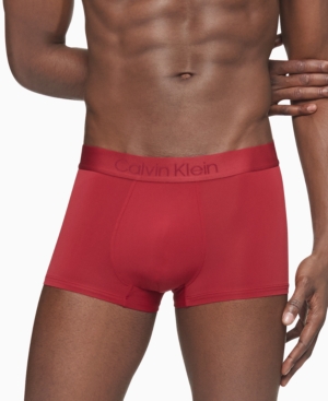 Ck Black Men's Micro Low-Rise Trunks