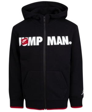 Jordan Big Boys Jumpman Full Zip Hoodie