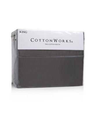 1000 Thread Count 100% Pima Cotton Sateen 4-Pc. Sheet Set, King