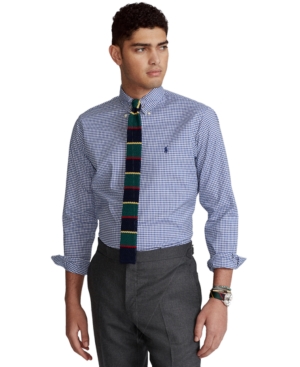 Polo Ralph Lauren Men's Big & Tall Gingham Oxford Shirt