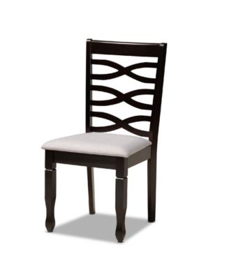 Leda Modern and Contemporary Fabric Upholstered 5 Piece Dining Set