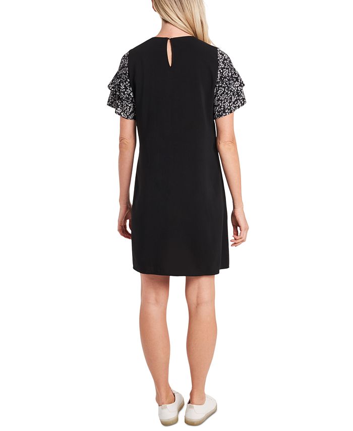 CeCe Tiered RuffleSleeve Dress Macy's