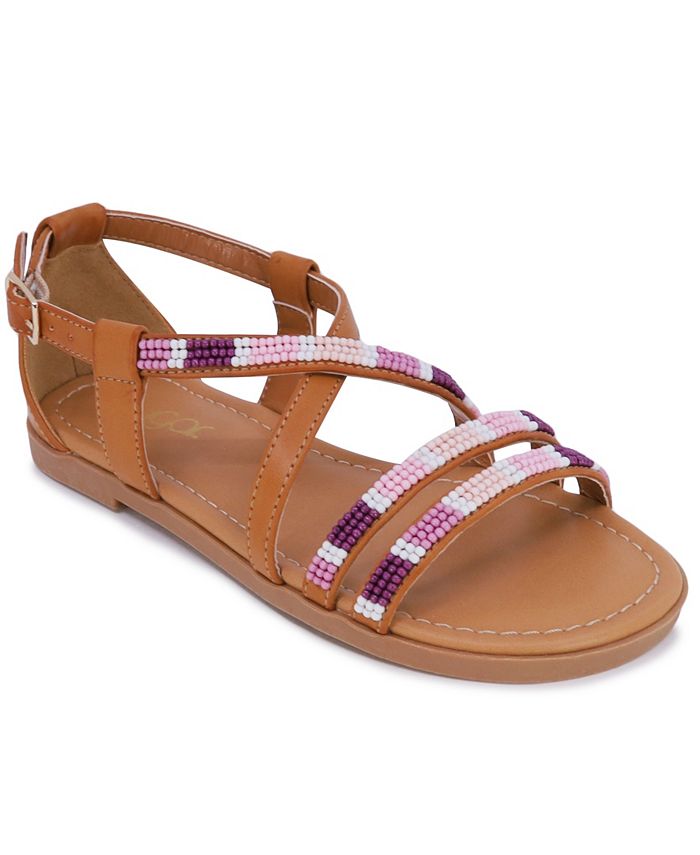 Girls hotsell beaded sandals