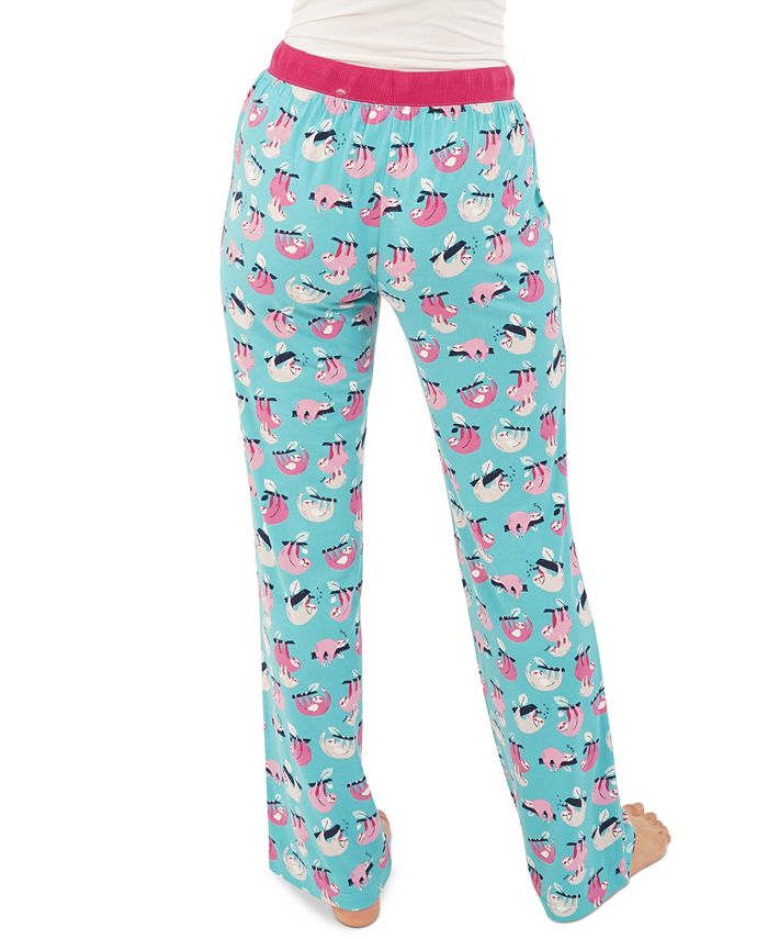 Munki Munki Sleepy Sloth Pajama Pants - Macy's