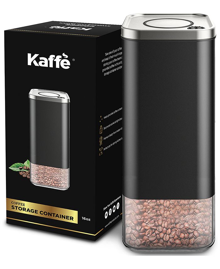 Kaffe Airtight Square Coffee Storage Container, 16Oz. Macy's