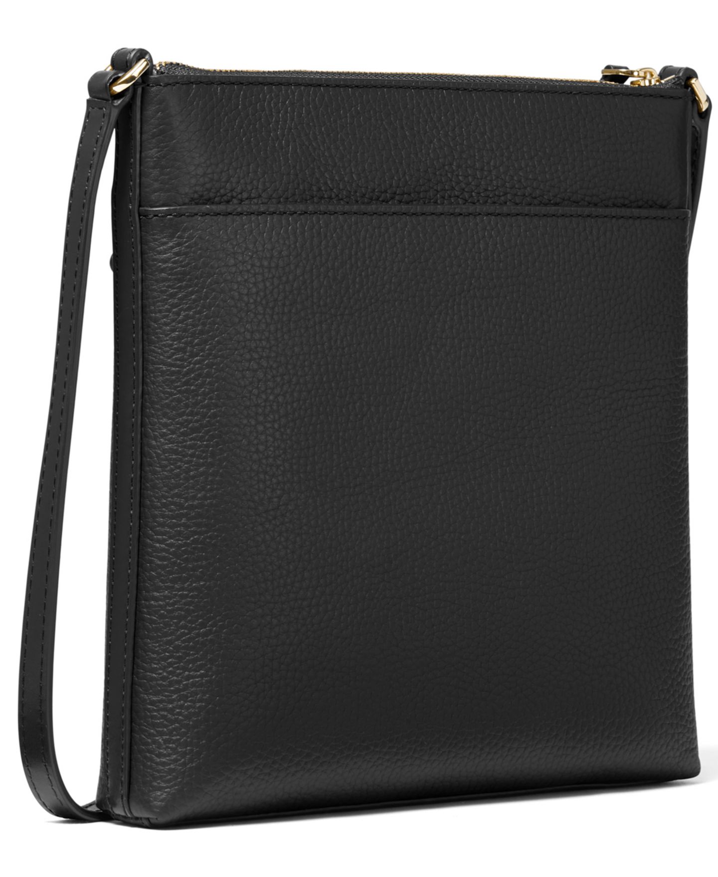 Женская сумка Michael Kors Jet Set Charm Leather Small North South Flat Crossbody, цвет: Чёрный — фото 3