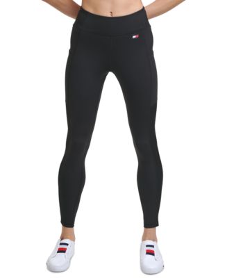 Tommy Hilfiger Tommy Hilfiger Women's Sport High Rise Logo 7/8 Length  Leggings - Macy's
