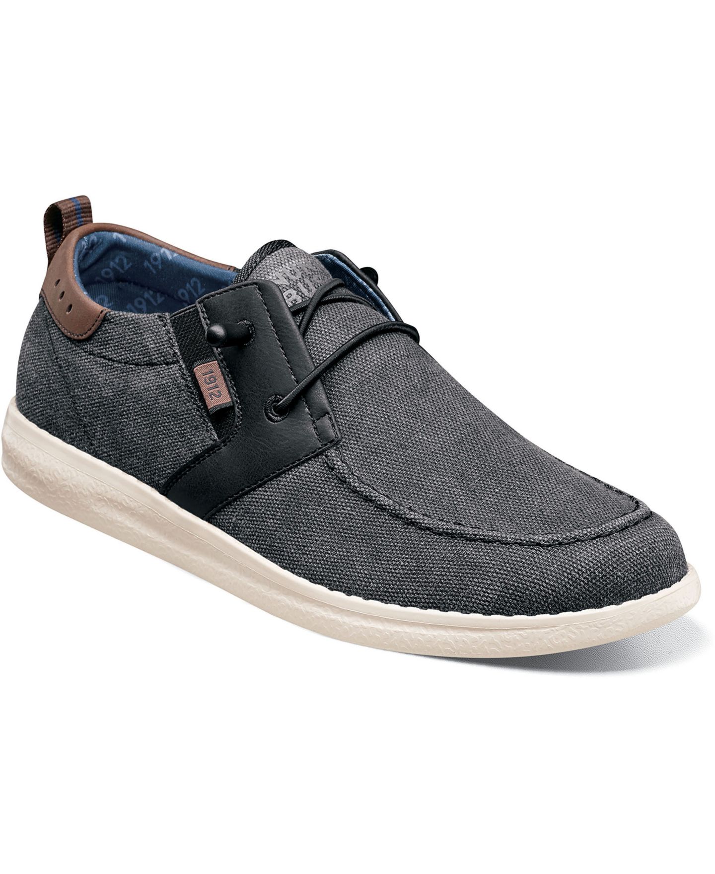 Мужские кроссовки Nunn Bush Brewski Moc Toe, цвет: Чёрный — фото 1